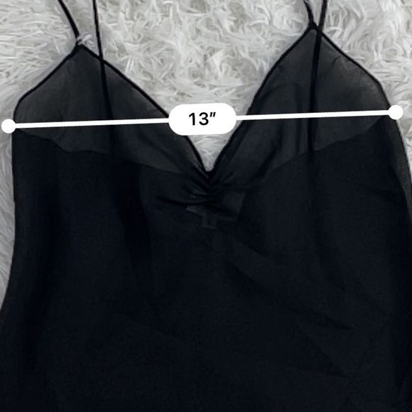 Women’s Milly Black Sheer Classy Camisole Top (8) EK09 - Picture 10 of 11